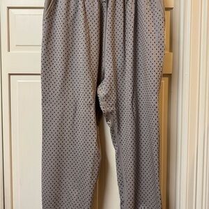 Queen of Sparkles Gray Sweatpants with Blue Rhinestones